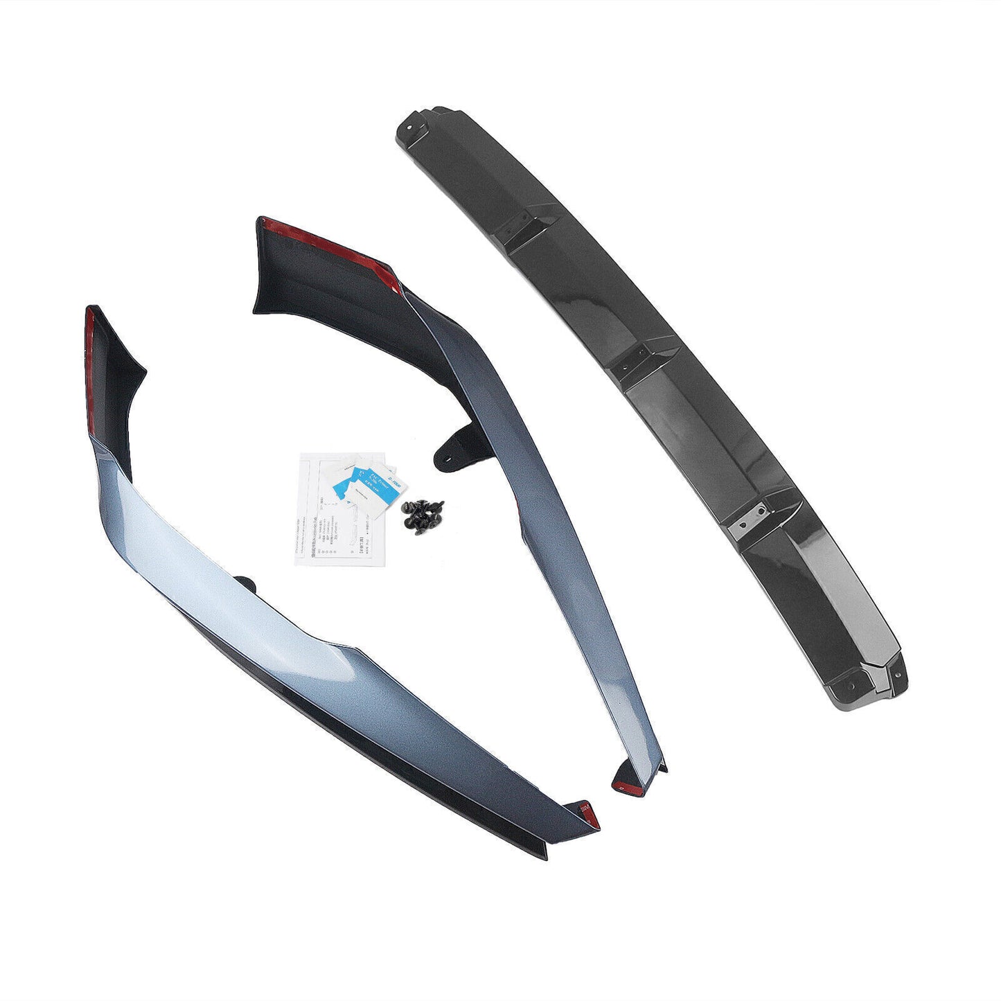 1Set Front Bumper Spoiler Lip Kit For Honda Accord 2021-2022 Light Blue AKASAKA