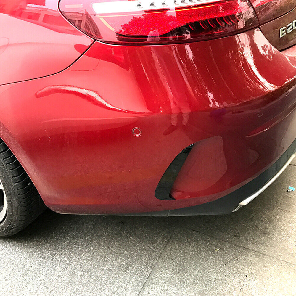 Glossy Black Rear Bumper Spoiler Air Vent Cover For Benz E Class Coupe C238