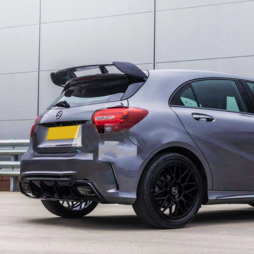 Fits Mercedes A45 A Class W176 Carbon Fibre Boot Roof Spoiler 2012-2018