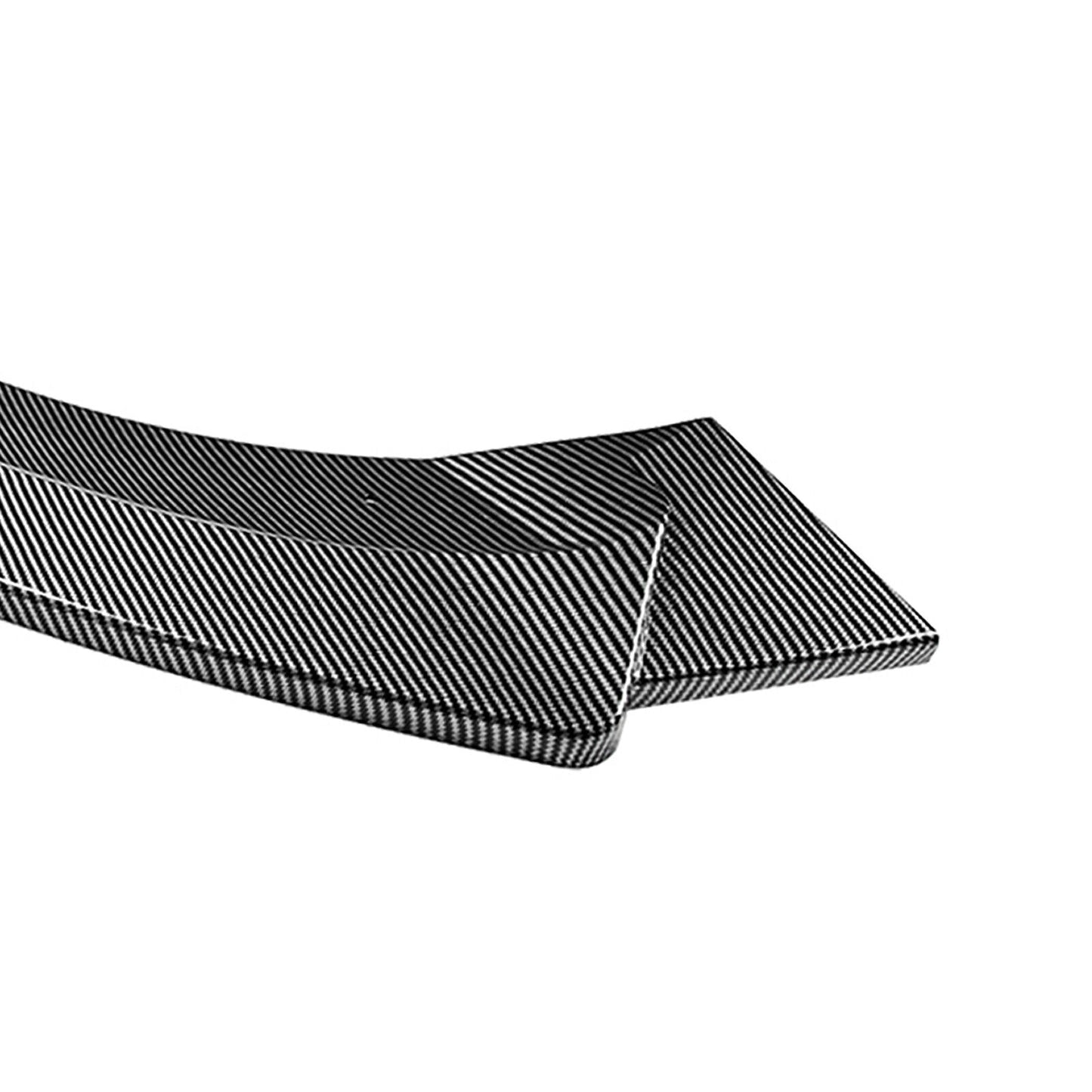 1Set Front Bumper Spoiler Lip For Benz V-Class W447 2016-2024 Carbon Fiber Look