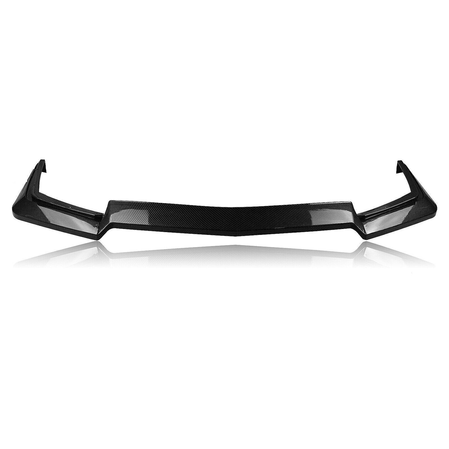 1Set Front Bumper Spoiler Lip Fit For Cadillac CTS-V 2009-2015 Carbon Fiber Look
