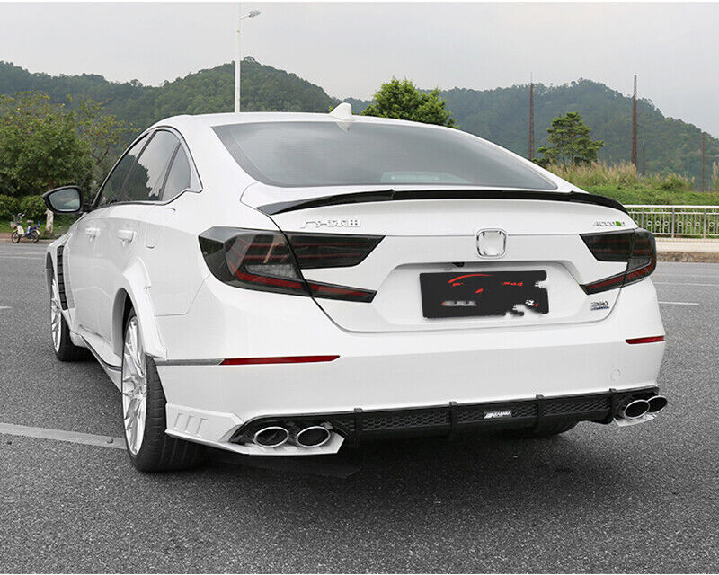 White Car Rear Bumper Side Moulding Cover Trim For Honda Accord 10th 2018-2020