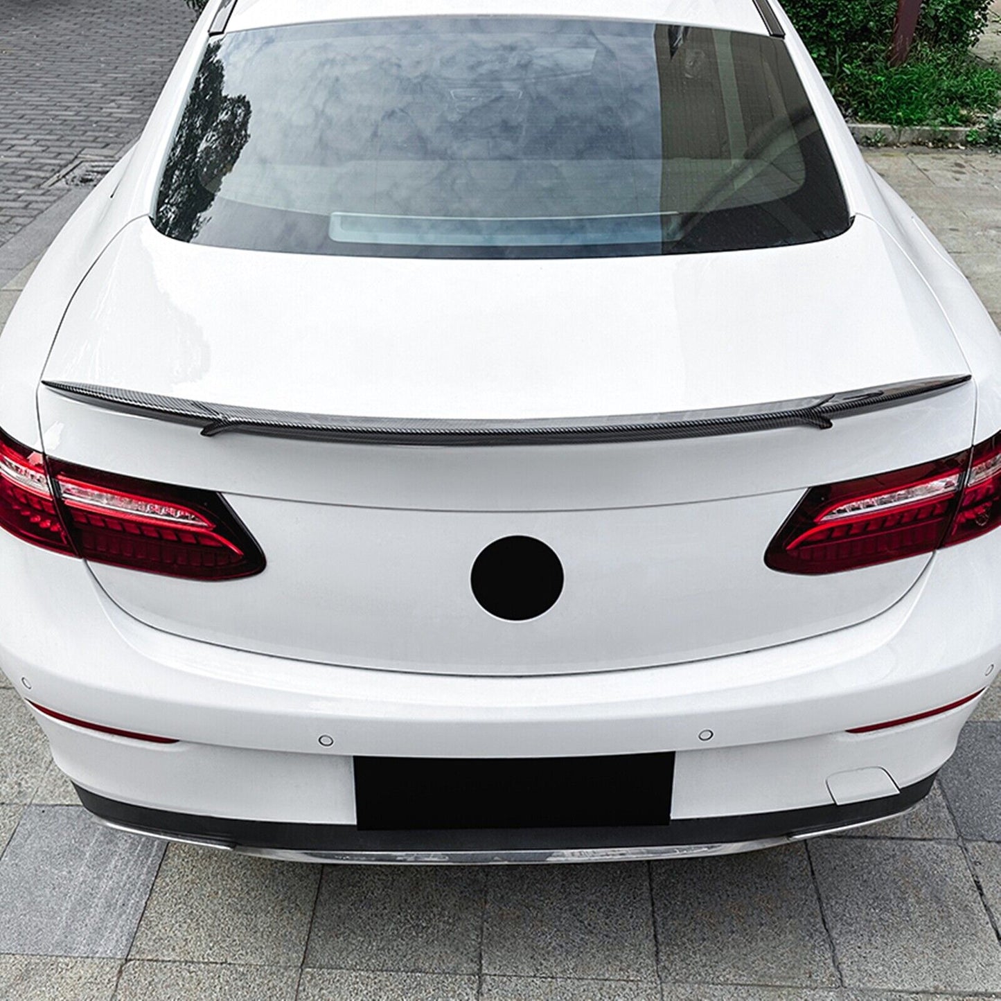 Rear Trunk Spoiler Wing For Mercedes Benz E Class Coupe C238 W238 2017-23 Black