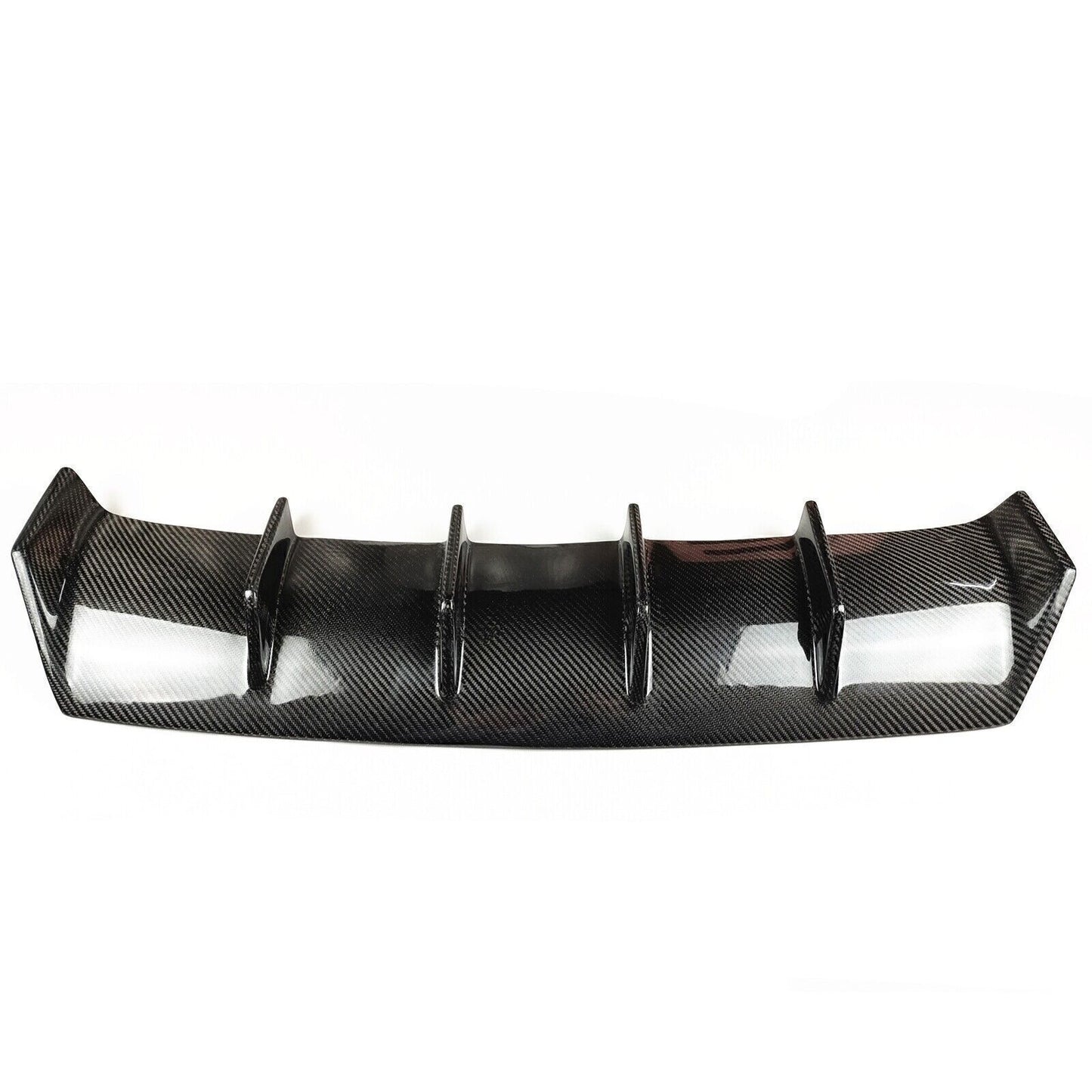 Black Carbon Fiber Rear Bumper Diffuser Shark Fins For Lexus IS300 IS350 Sport