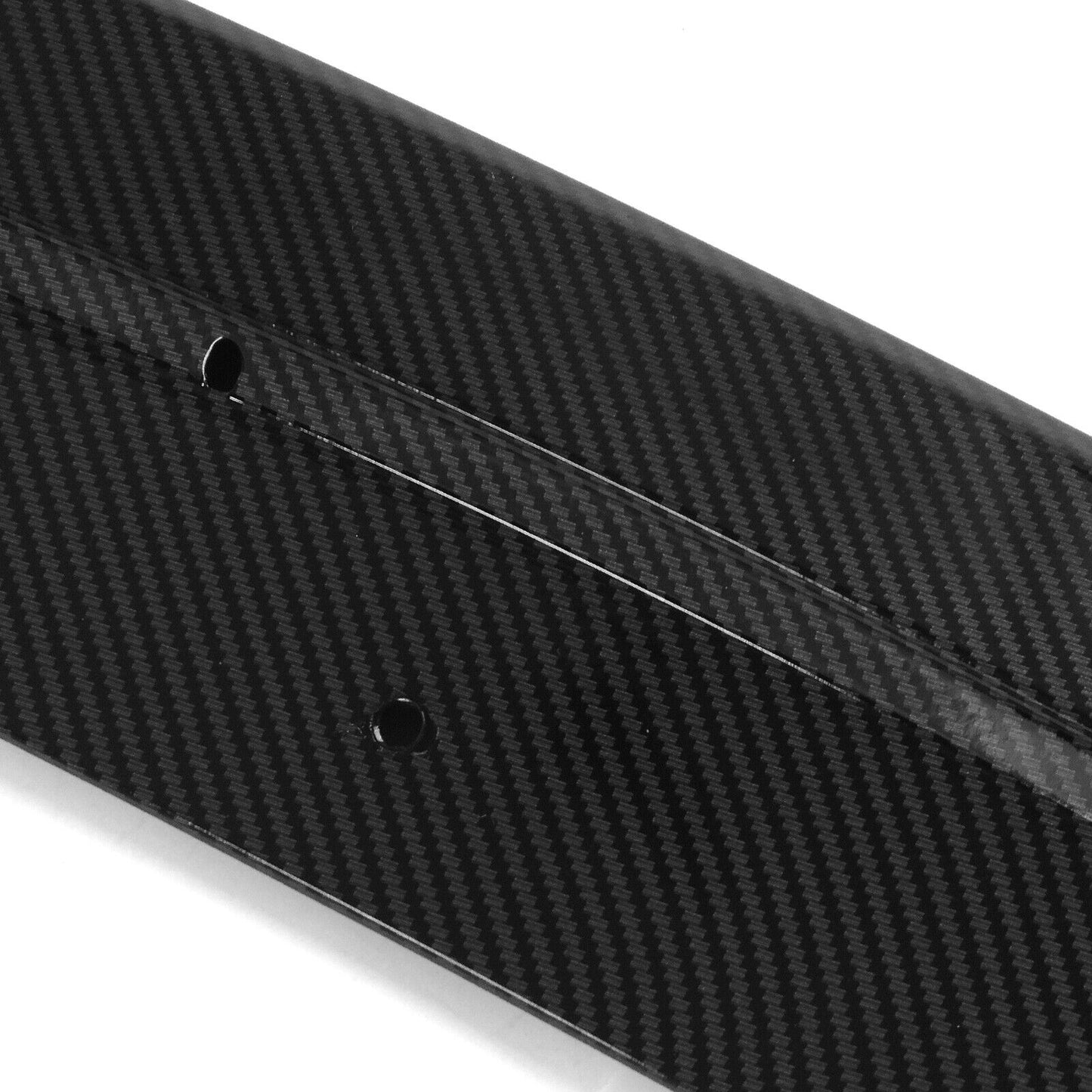 1Set Front Bumper Spoiler Lip Kit For Chevy Camaro 2016-2022 Carbon Fiber Look