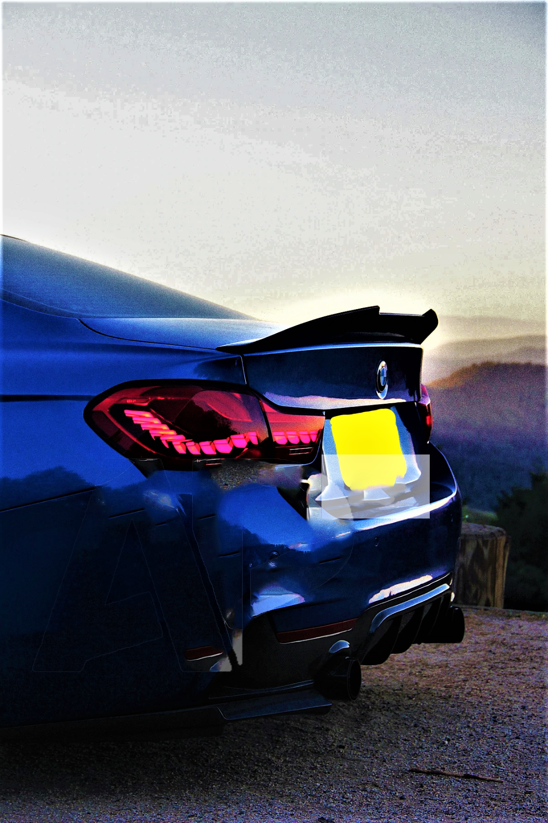 Fits BMW 4 Series F36 Gloss Black High Kick PSM Ducktail Spoiler 2013-2020