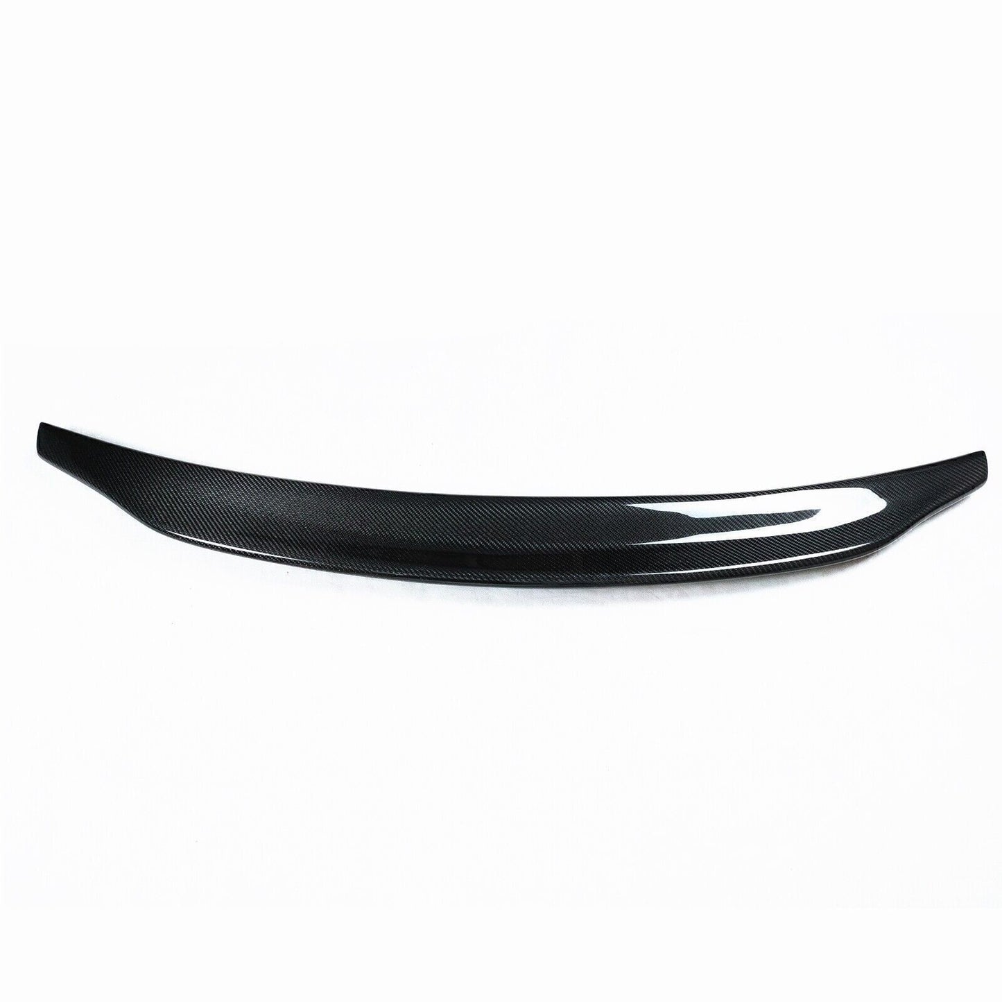 1Pc Real Carbon Fiber Rear Trunk Spoiler Wing Lip For Audi A5 S5 2008-2016 4Door