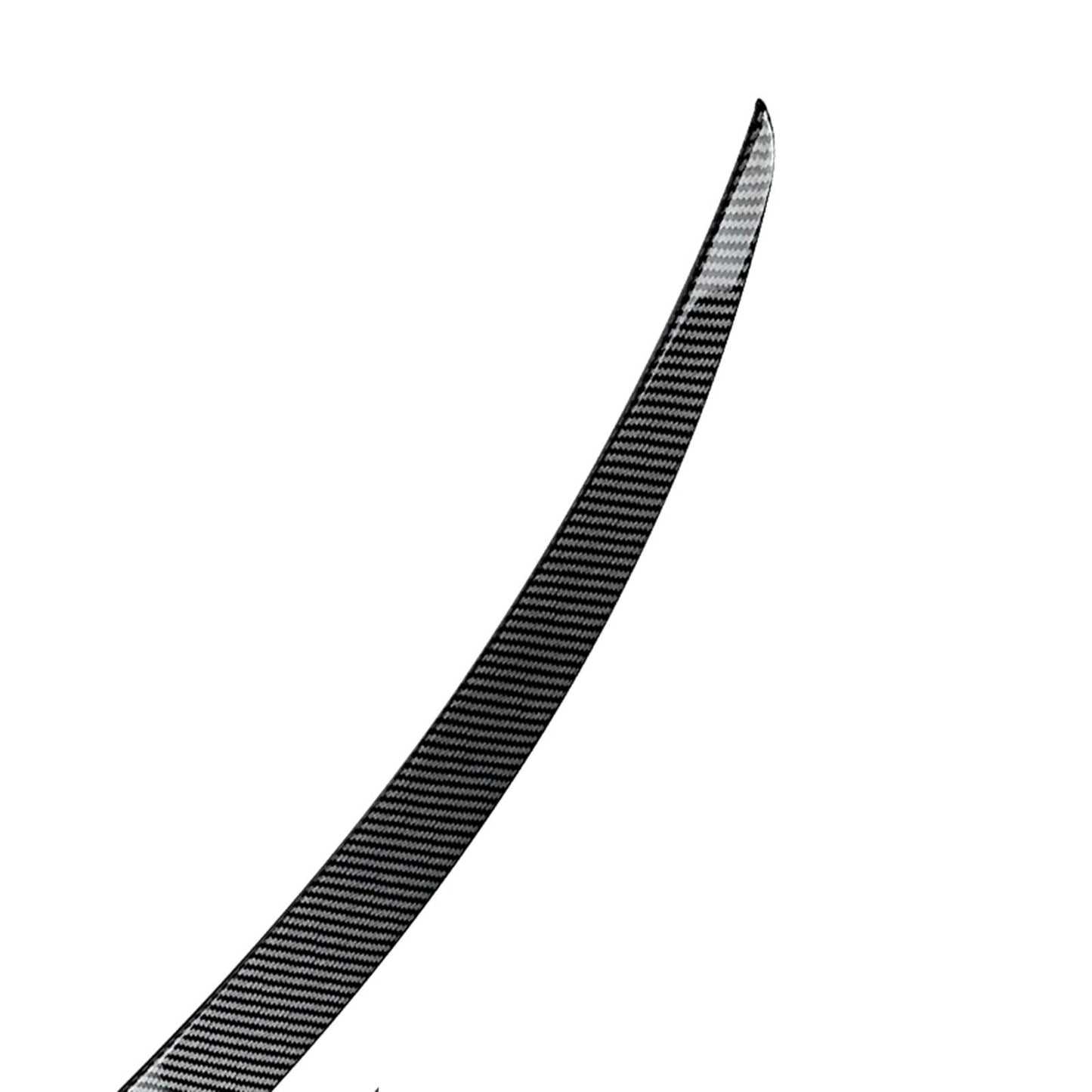 1x Rear Trunk Spoiler Wing Lip For Tesla Model Y 2020 -2024 Gloss Carbon Look