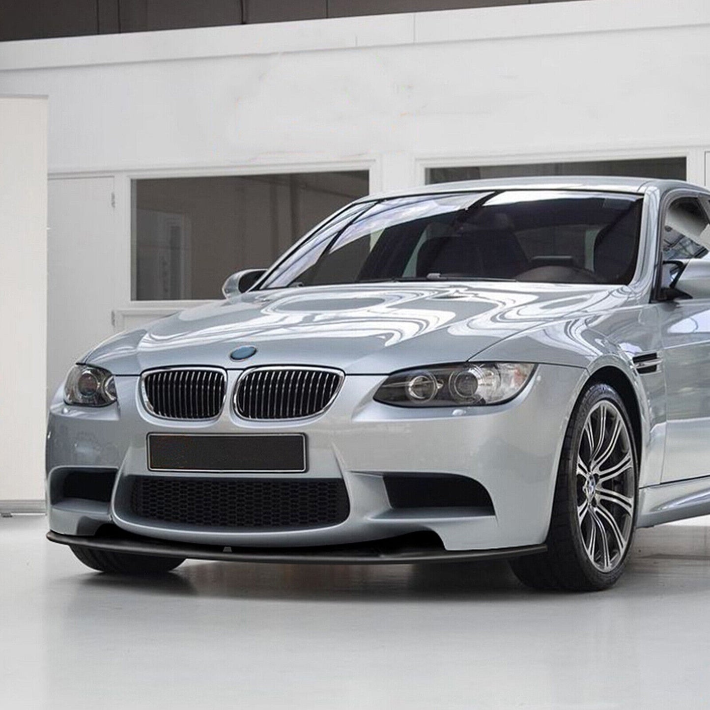 1Set Front Bumper Spoiler Lip For BMW 3Series E90 E91 E92 E93 M3 2006-2013 Black