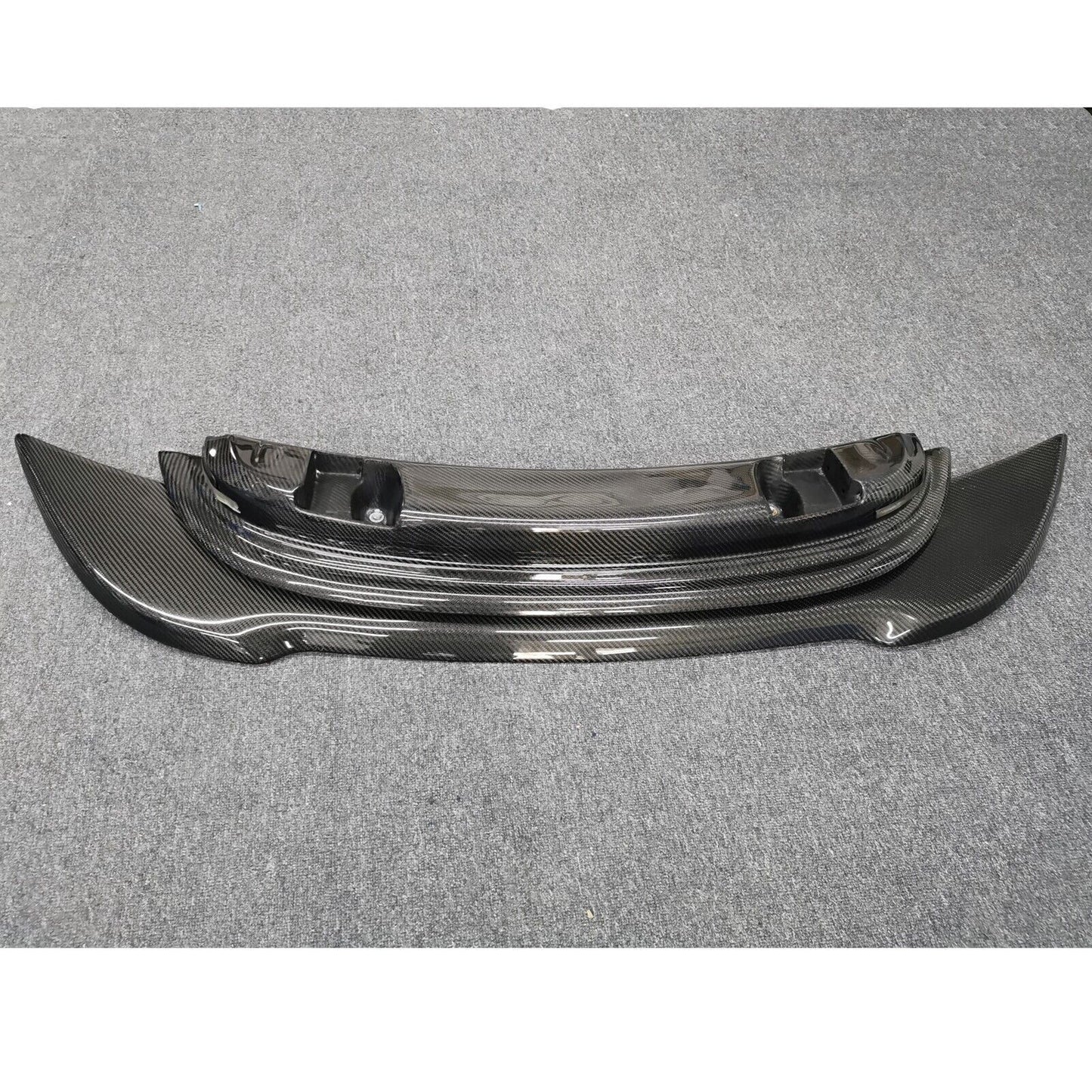 1x Carbon Fiber Rear Trunk Spoiler Wing Lip For Porsche Panamera 970.1 2010-2013