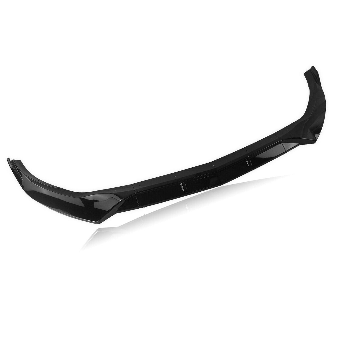 1Set For Benz C-Class W205 2019-2020 Car Front Bumper Spoiler Splitter Lip Black