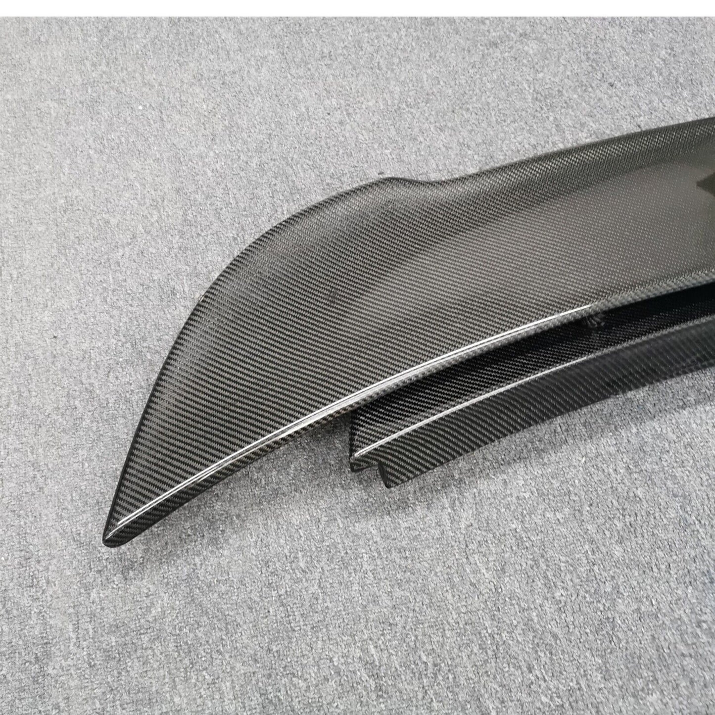 1Pc Carbon Fiber Rear Trunk Spoiler Wing For Porsche Panamera 970.2 2014-2016