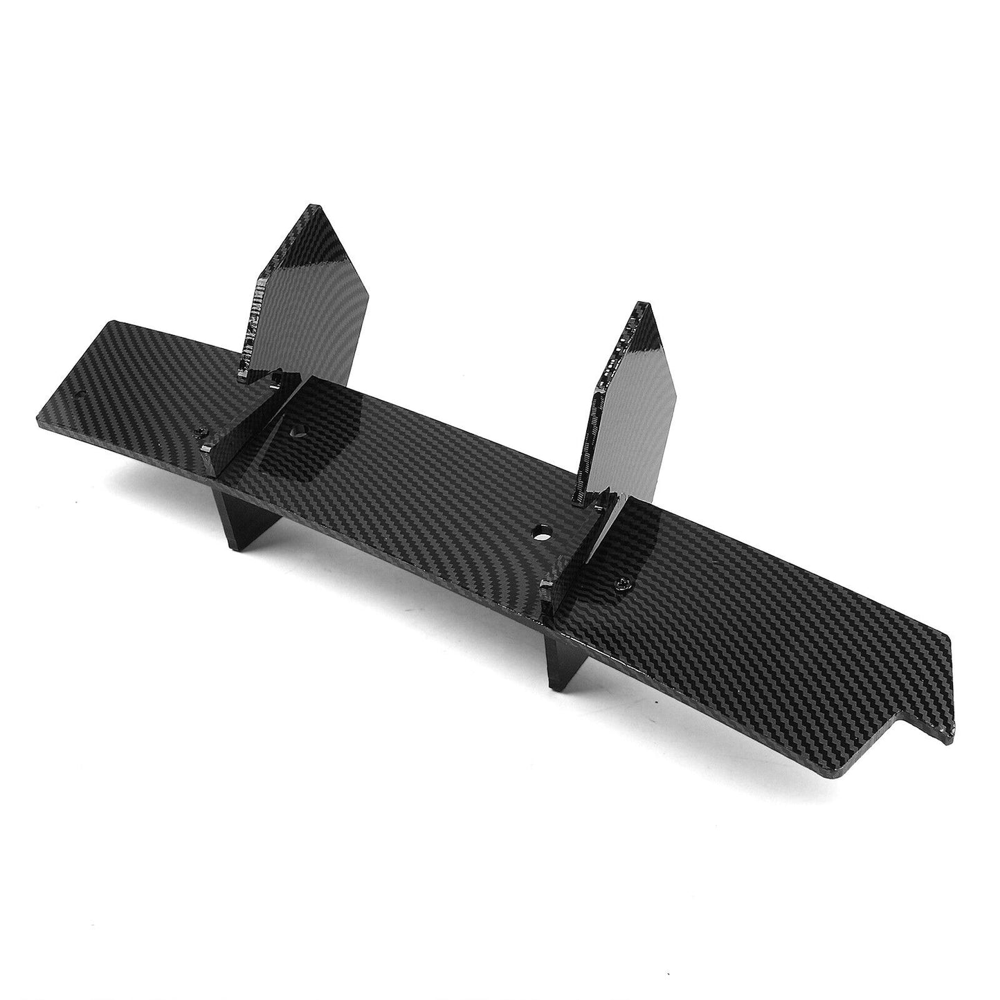 1Set Rear Bumper Diffuser Lip Kit For Ford Mustang 2015-2021 Carbon Fiber Look
