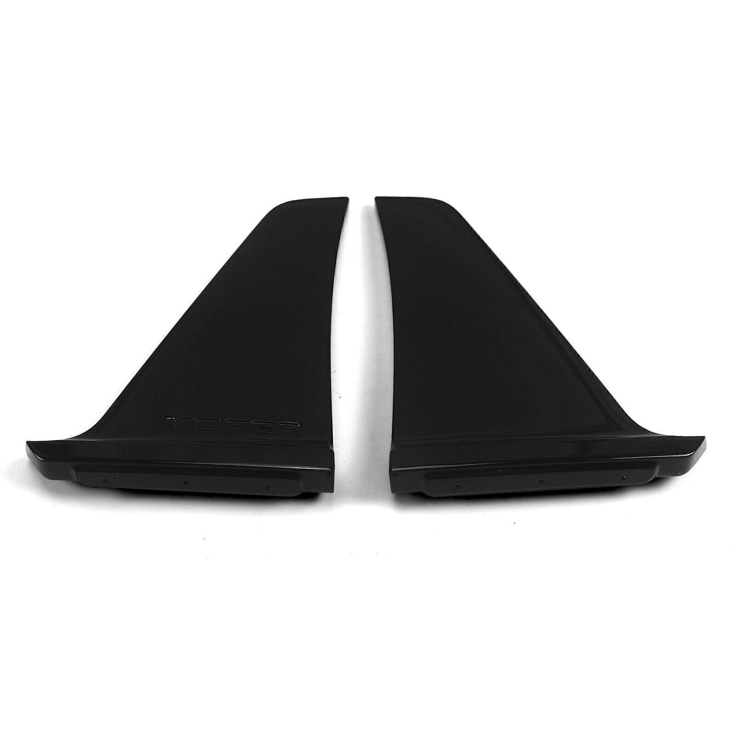 1 Set Black Front Bumper Spoiler Lip For Toyota Camry SE XSE 2018-2024 YOFER