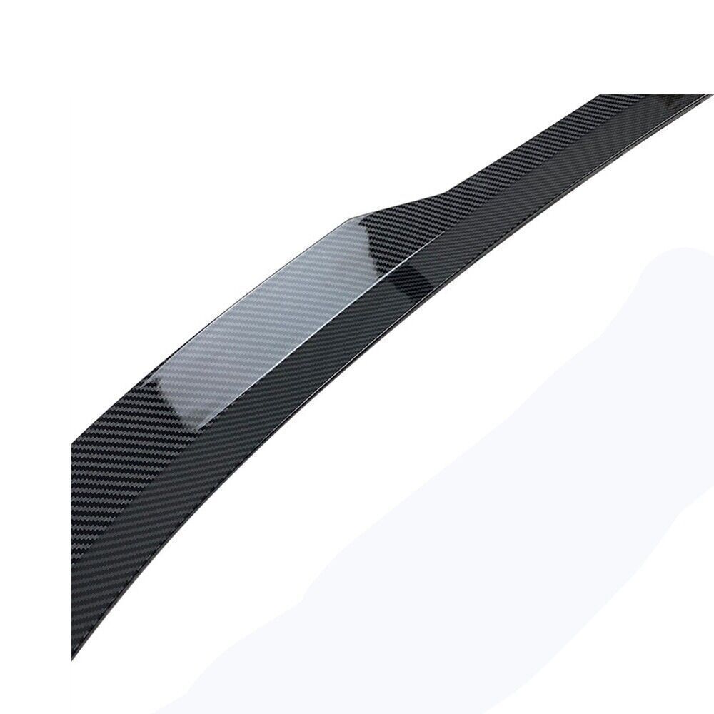 1Pc Car Rear Spoiler Top Wing Fit For Volkswagen VW Golf 8 MK8 2020-2023 Carbon Fiber