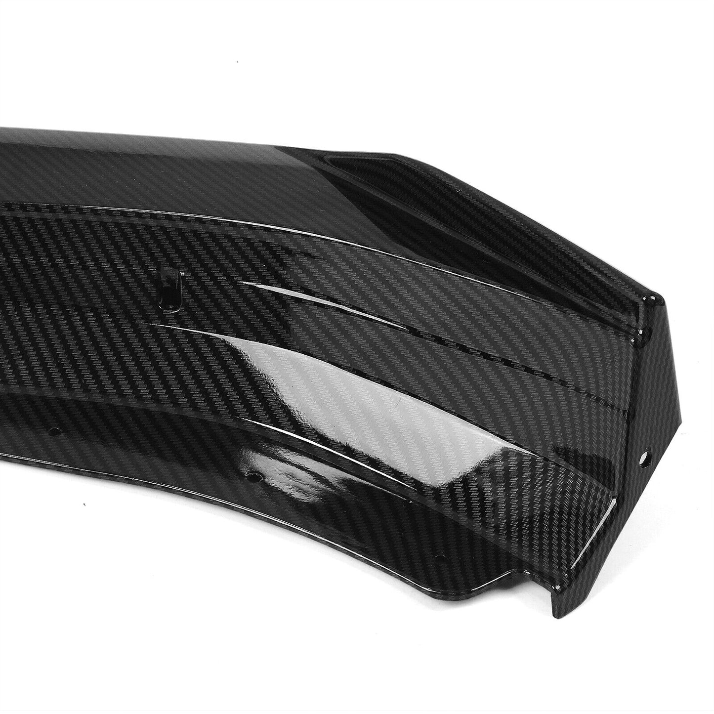 1Set Front Bumper Spoiler Lip Kit For Chevy Camaro 2016-2022 Carbon Fiber Look