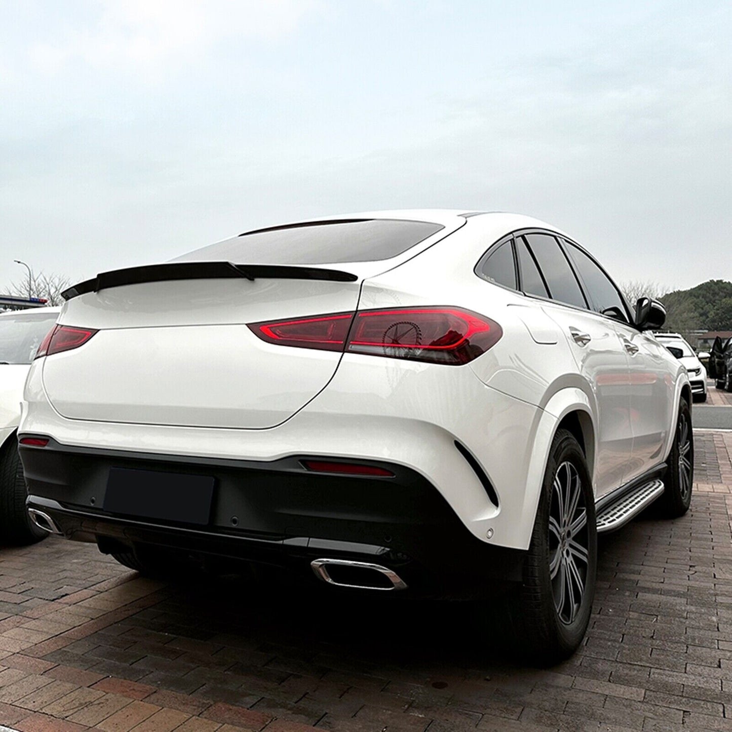 Rear Trunk Spoiler Wing For Benz GLE Coupe C167 2020 2021-2023 Carbon Fiber Look