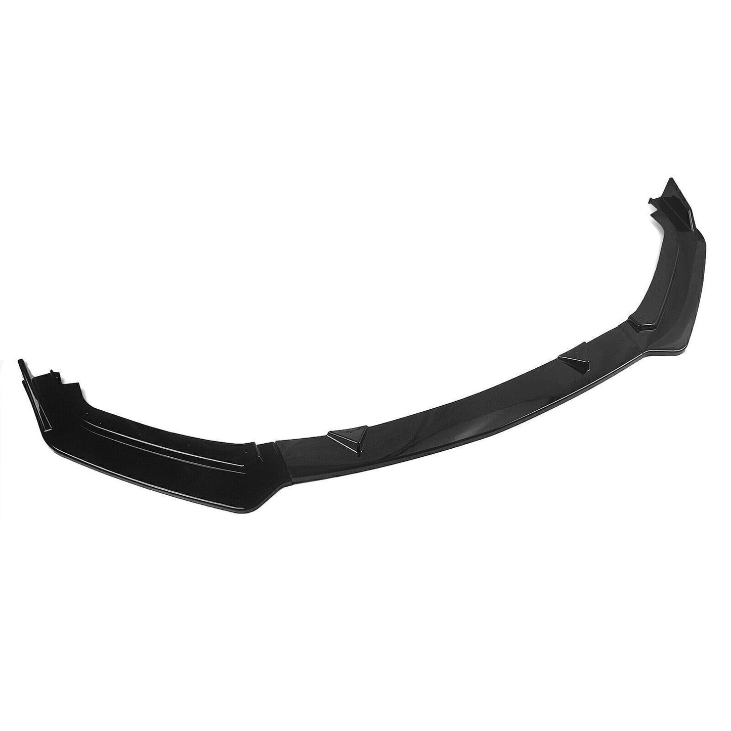 1Set Front Bumper Lip Spoiler Splitter Fit For Infiniti Q60 2017-22 Gloss Black