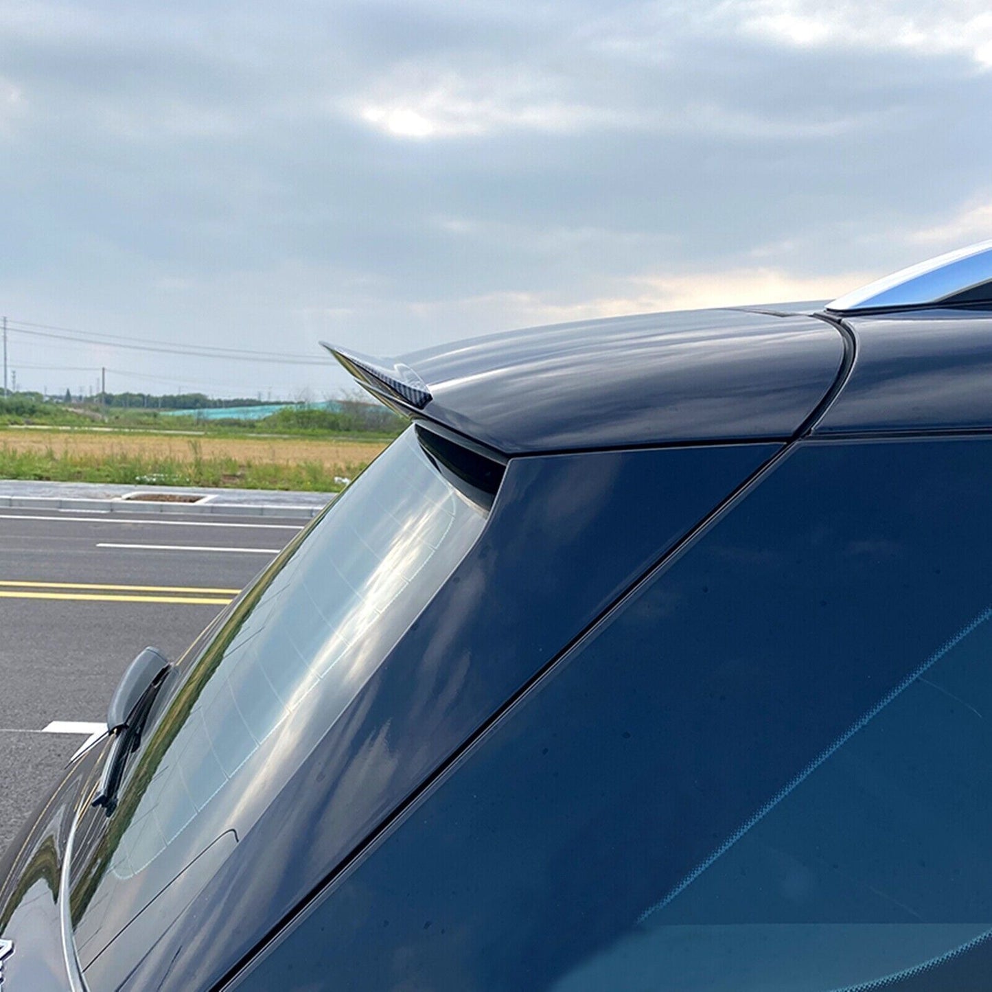 1x Rear Trunk Spoiler Lip For Benz GLE W167 GLE350 450 GLE53 2020-2023 CB Style