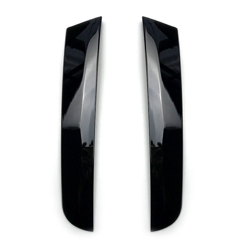 Rear Window Side Spoiler Canards Trim For Nissan Patrol Y62 2010+ Gloss Black