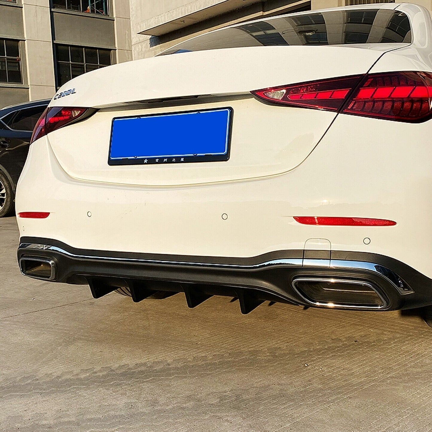1x Rear Bumper Lower Valance Guard For Benz W206 C200 C260 C300 C Class 2022+