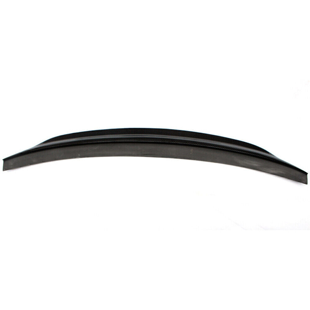 1x Carbon Fiber Black Car Rear Trunk Spoiler Wing Lip For AUDI S5 RS5 2009-2016
