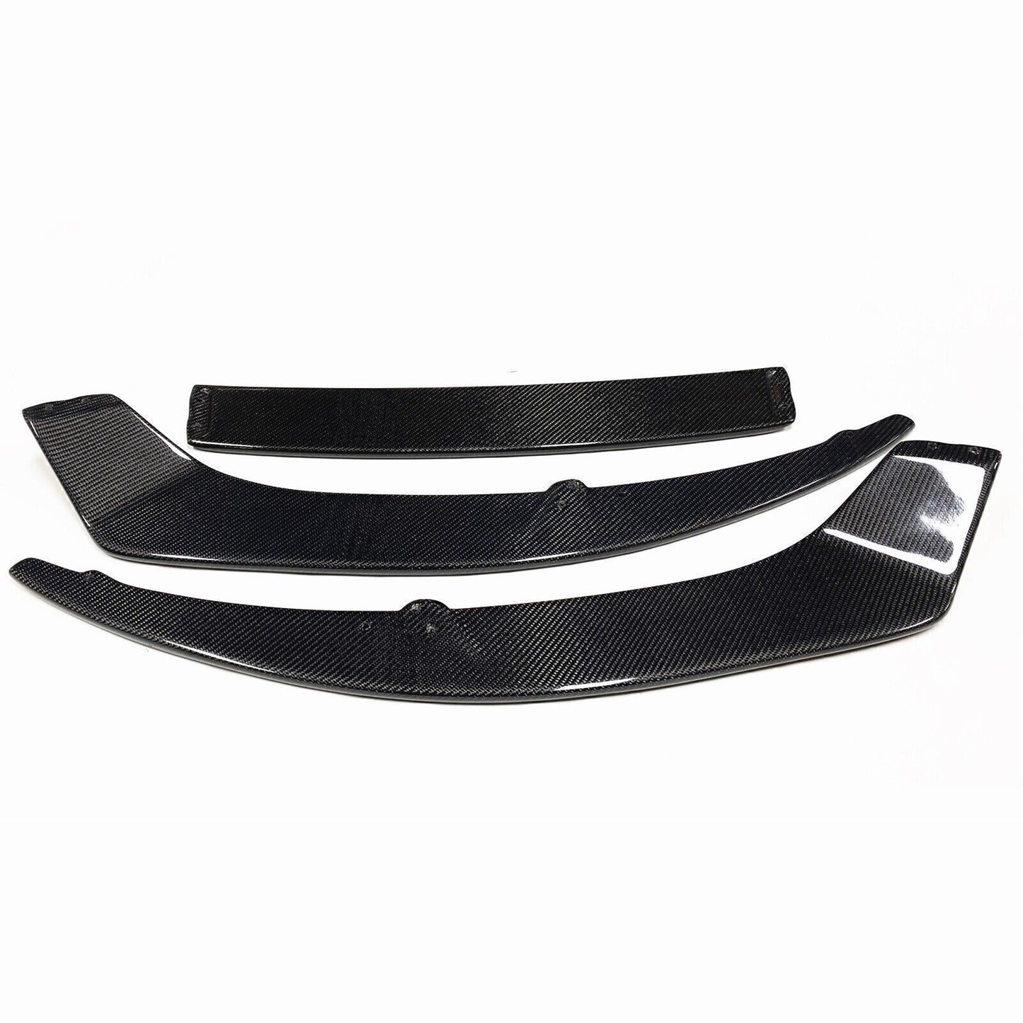 Real Carbon Fiber Front Bumper Spoiler Splitter Lip Kit For Audi R8 2016-2019