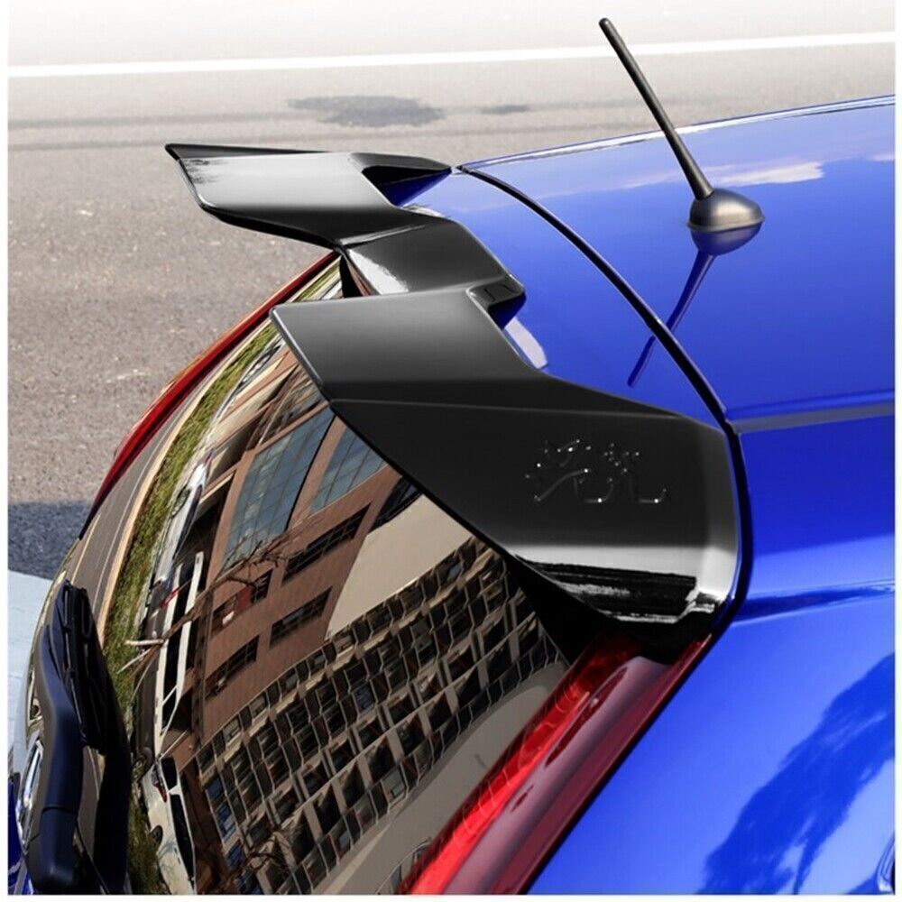 Yofer Rear Trunk Spoiler Roof Wing Lip For Honda Fit GK5 2014-2019 Gloss Black