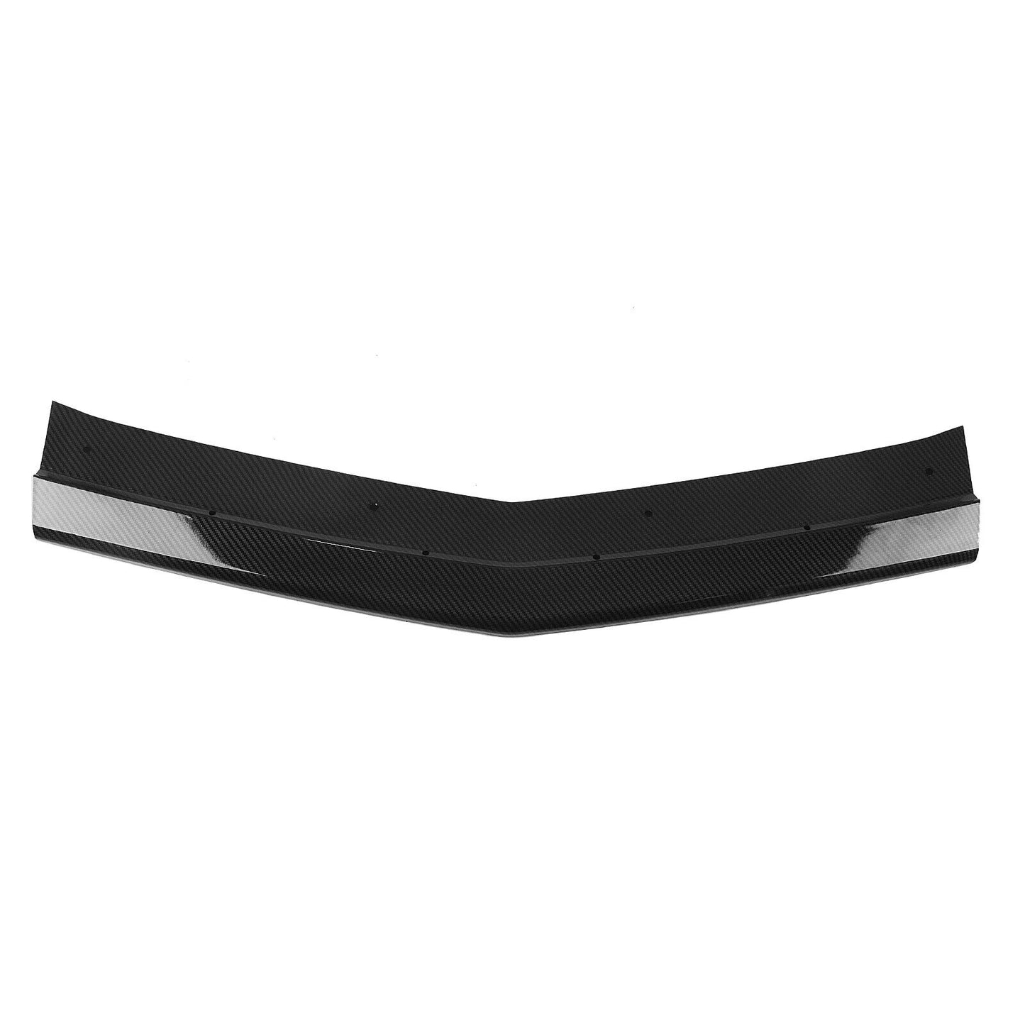 1Set Front Bumper Spoiler Lip Kit For Chevy Camaro 2016-2022 Carbon Fiber Look