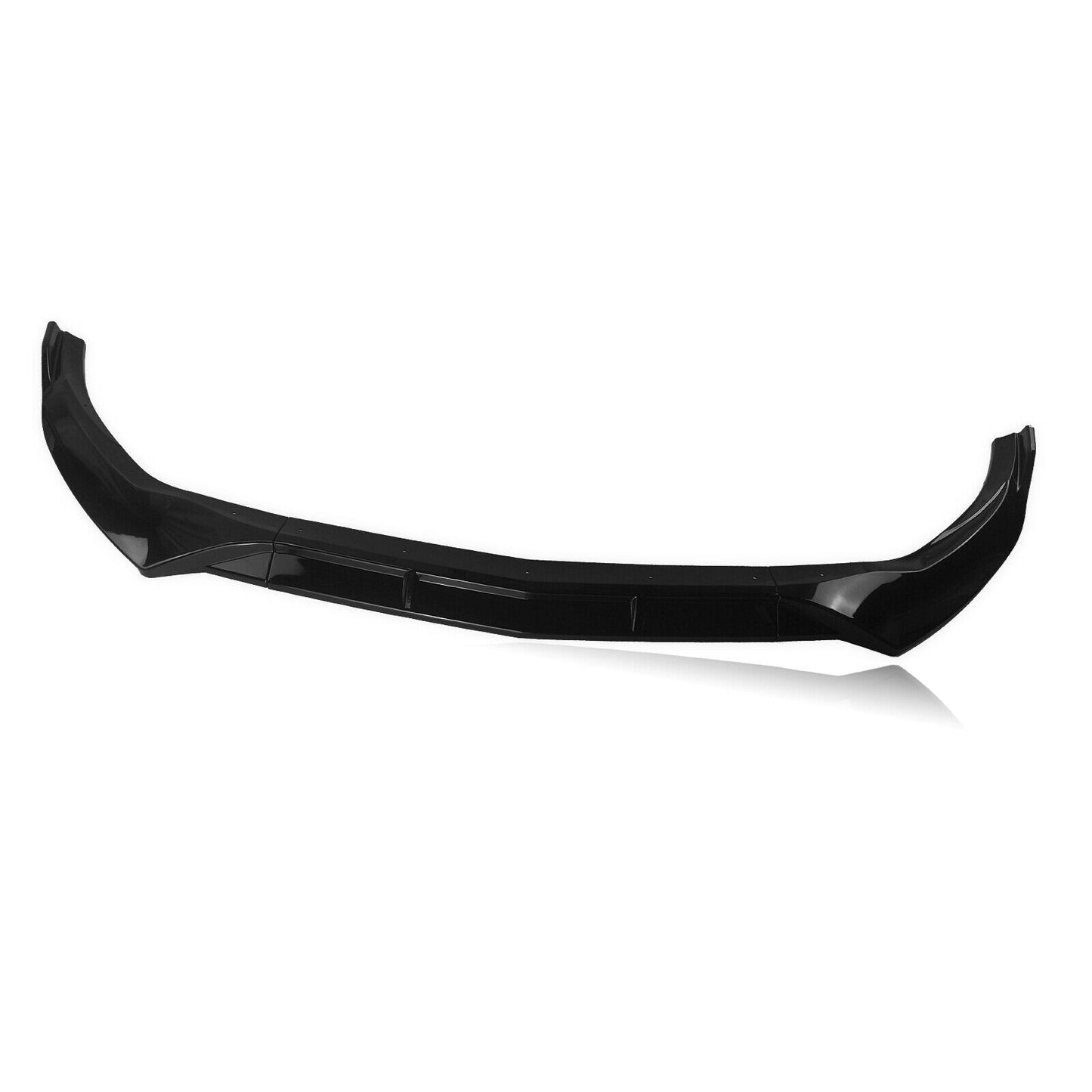 1Set For Benz C-Class W205 2019-2020 Car Front Bumper Spoiler Splitter Lip Black