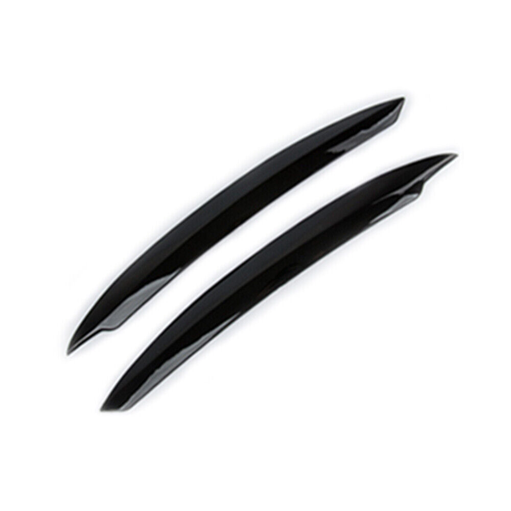 1Pair Headlight Eyebrow Eyelid Trim For VW Golf 7 VII GTI GTD R MK7 2013-2017
