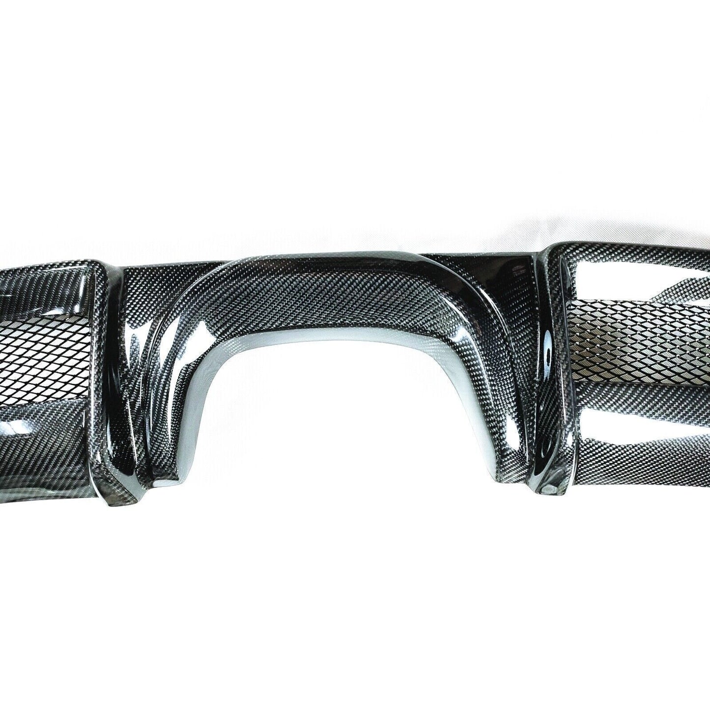 1x Rear Bumper Diffuser Lip For Porsche 718 Boxster Cayman 2016-18 Carbon Fiber