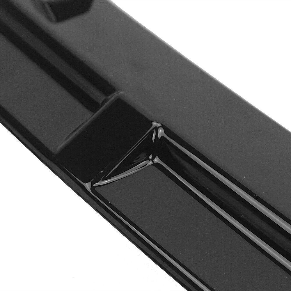 Front Bumper Lip Spoiler For MAZDA 3 Axela Sedan 2014 2015 2016-2018 Gloss Black