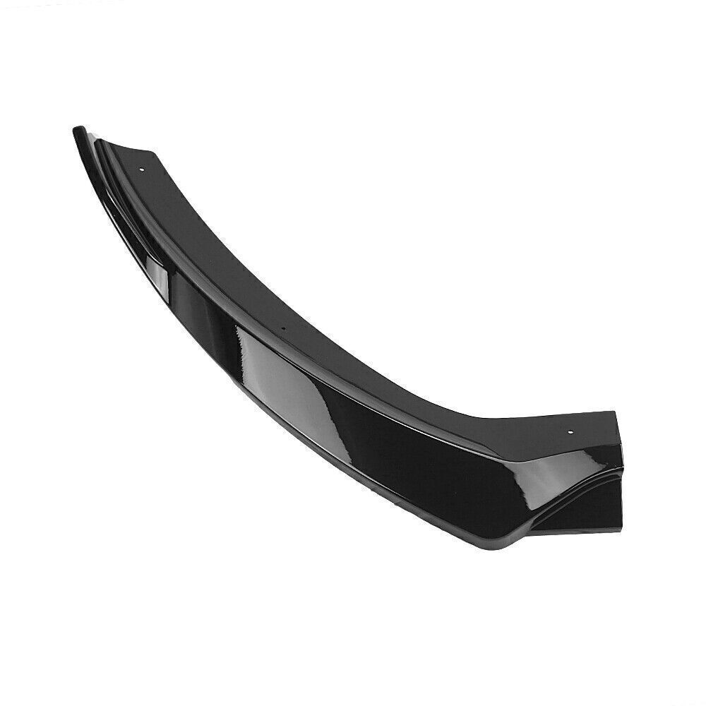 Car Front Bumper Lip Spoiler For Mercedes W117 C117 CLA45 2017-2018 Gloss Black