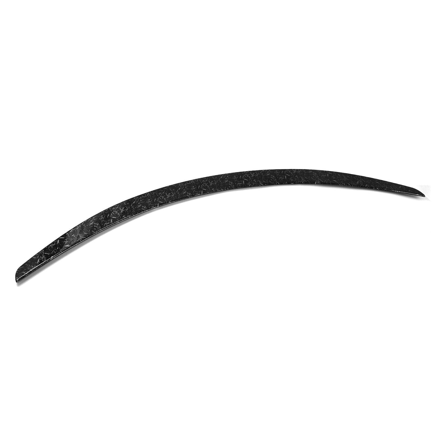 Rear Trunk Spoiler Wing Fit For Tesla Model S 2012-2022 Forged Carbon Fiber Look