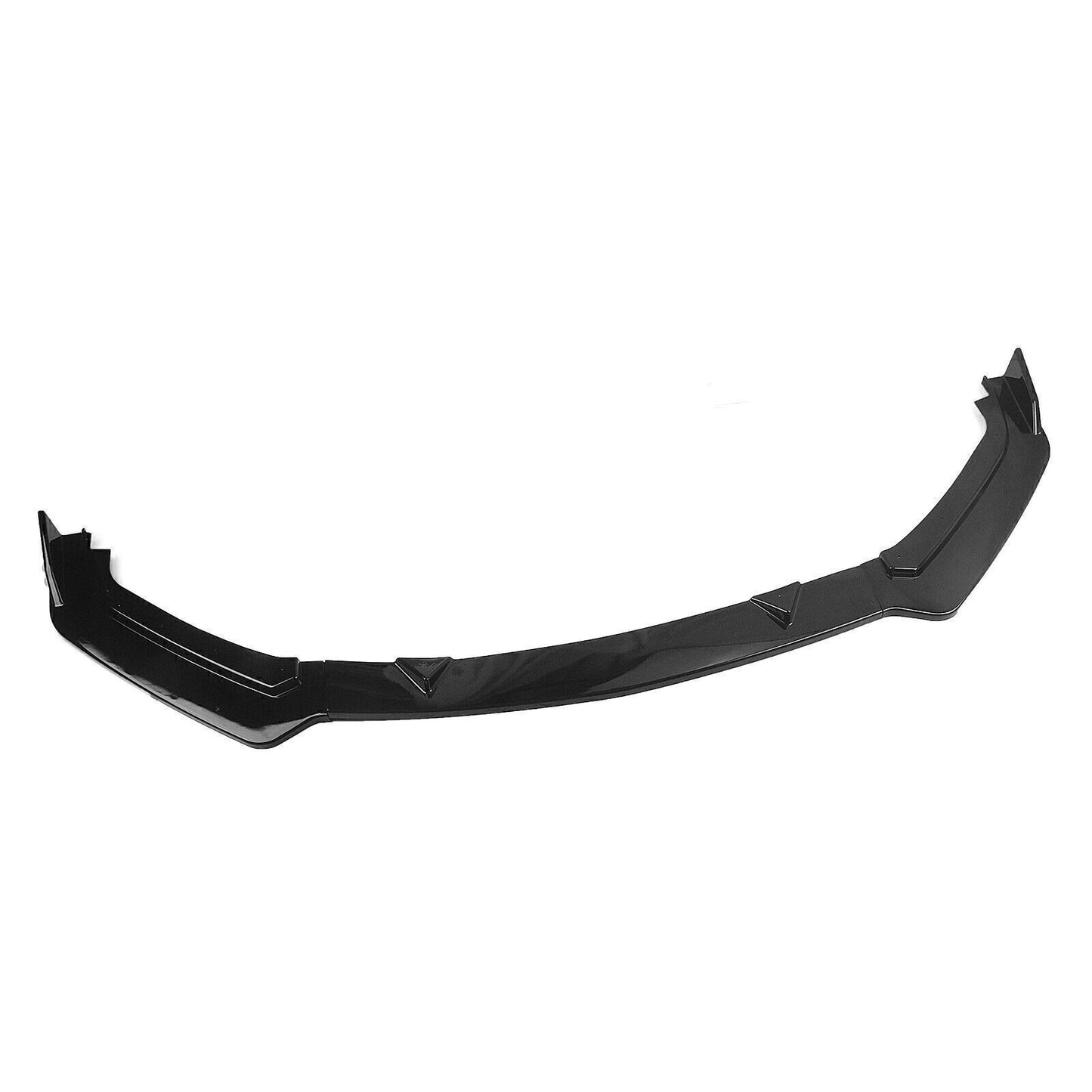 1Set Front Bumper Lip Spoiler Splitter Fit For Infiniti Q60 2017-22 Gloss Black