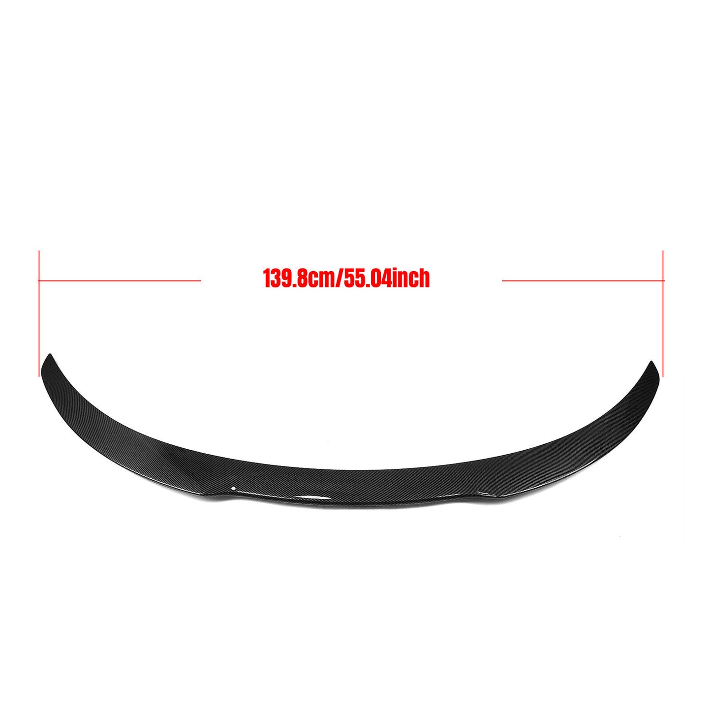 1x Rear Trunk Spoiler Lip Wing Fit For Tesla Model Y 2020-2023 Carbon Fiber Look