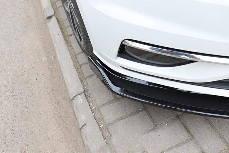 1Set Car Front Bumper Body Kit Cover Trim Splitter Lip For VW Golf 7.5 2014-2017