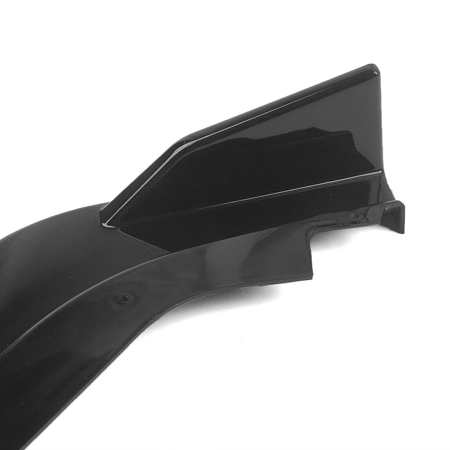 1Set Front Bumper Lip Spoiler Splitter Fit For Infiniti Q60 2017-22 Gloss Black