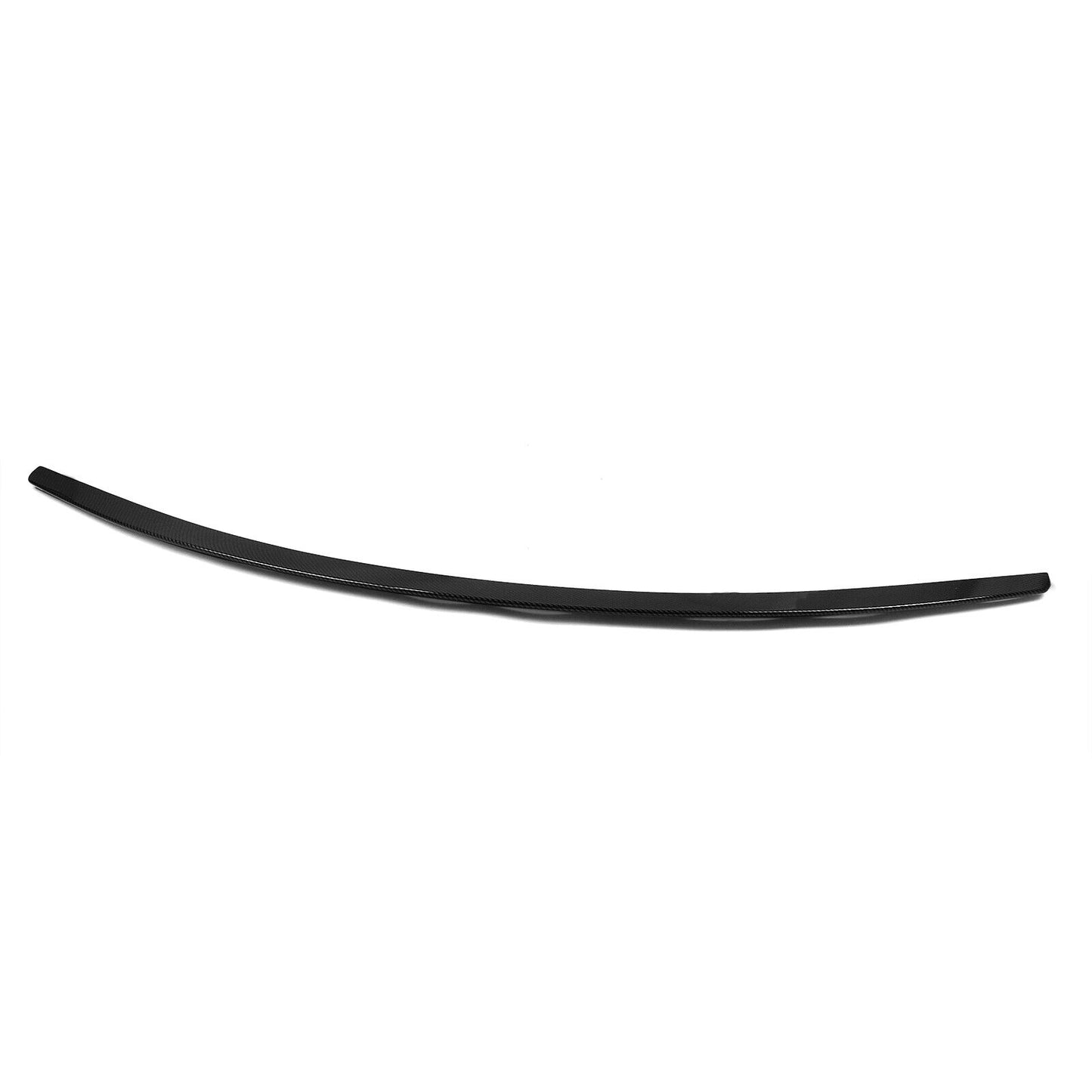 1x Rear Trunk Spoiler Lip Wing Fit For Tesla Model S 2012-2022 Carbon Fiber Look