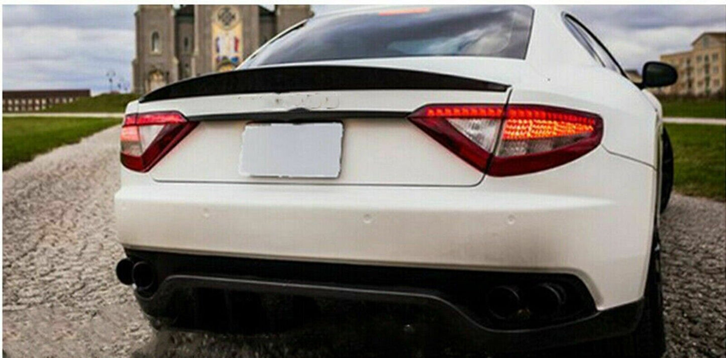 Carbon Fiber Rear Trunk Spoiler Wing Lip For Maserati Gran Turismo GT 2007-2015