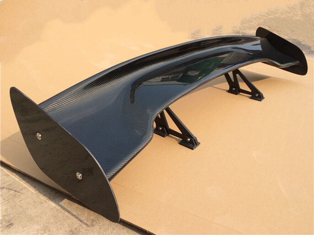 57" Car Carbon Fiber Trunk Spoiler Roof Wing For 2009-2020 Nissan 370Z JDM Style