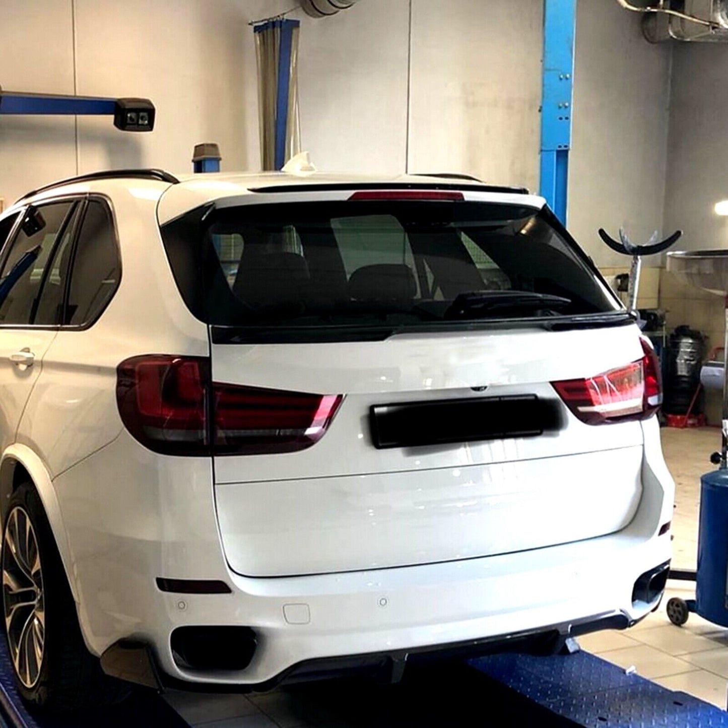1Pc Car Rear Trunk Spoiler Lip Wing For BMW X5 F15 M Sport 2014-2018 Gloss Black