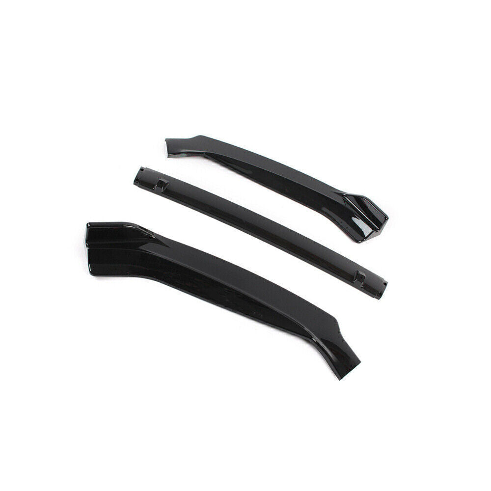 1Set Car Front Bumper Body Kit Cover Trim Splitter Lip For VW Golf 7.5 2014-2017