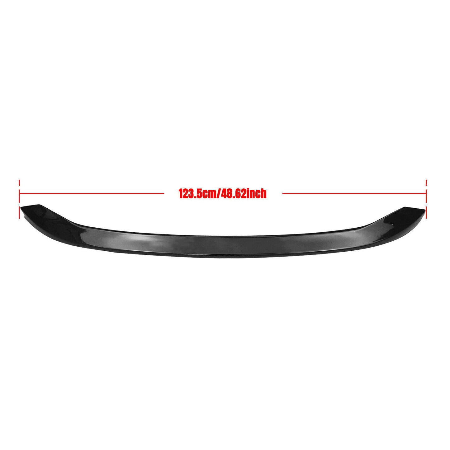 1Set Gloss Black Rear Trunk Spoiler Wing Lip For Infiniti Q50 2014-2023 AS Style