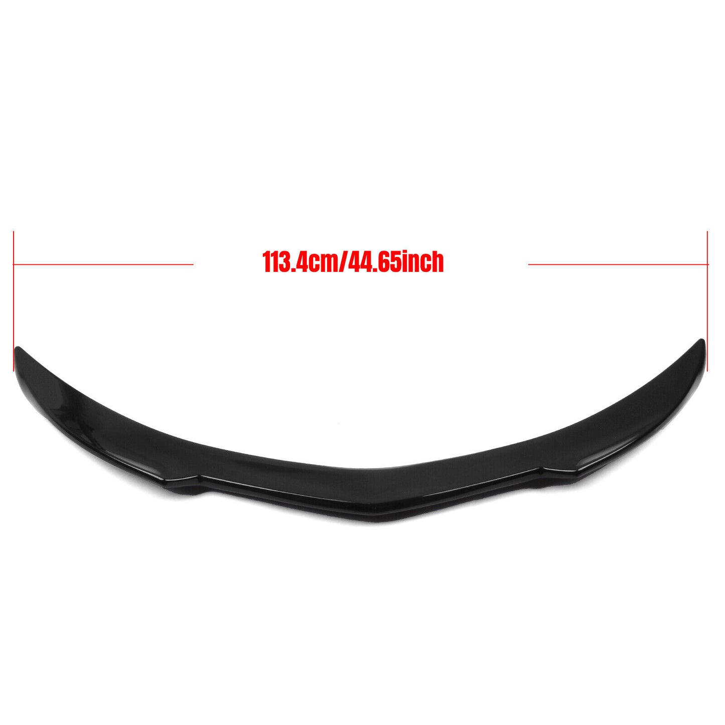 1Pc Black Rear Spoiler Wing Lip Highkick Roof Lid For Cadillac ATS 2013-2019