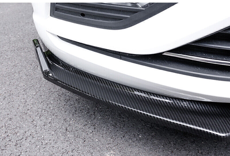 1Set Car Front Bumper Body Kit Cover Trim Splitter Lip For VW Golf 7.5 2014-2017