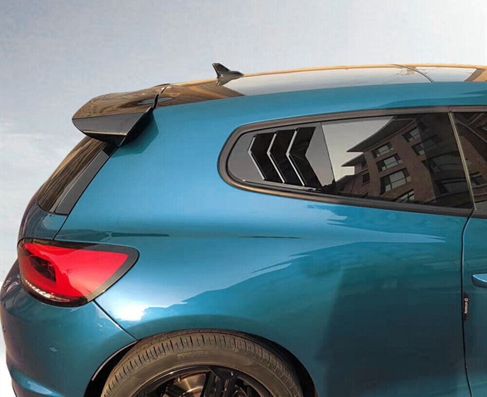 1 Set Rear Spoiler Extension Cap Wing For VW Scirocco MK3 R Facelift 2014-2019