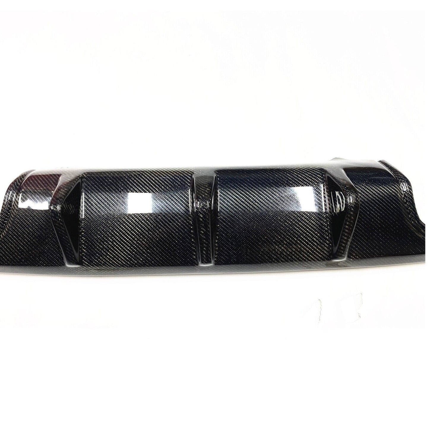 1 Set Rear Bumper Diffuser Lip Body Kit For Benz R172 SLK 2010-2016 Carbon Fiber