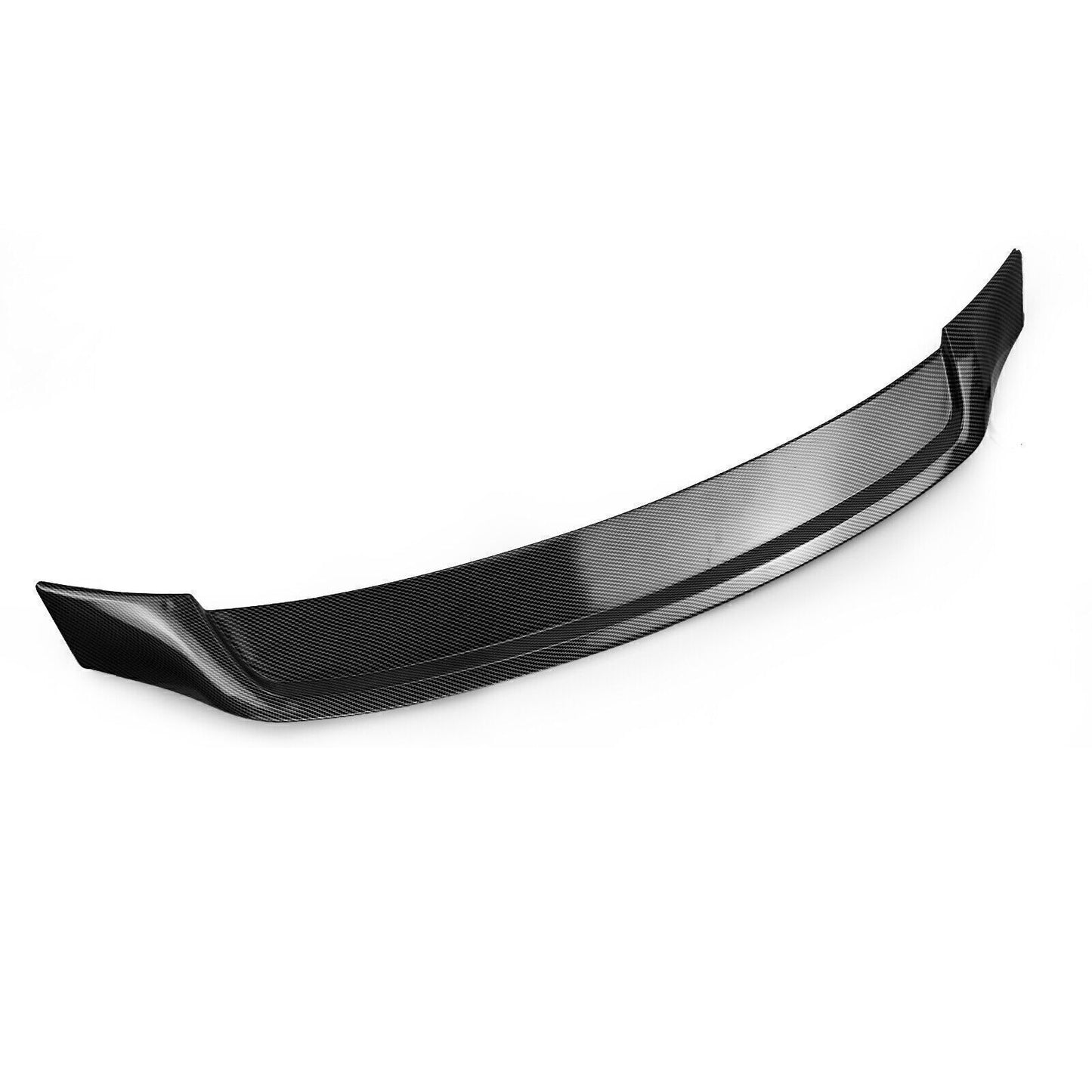 Black Rear Trunk Spoiler Wing Carbon Fiber Look For Audi A3 S3 RS3 2013-2020 ABS